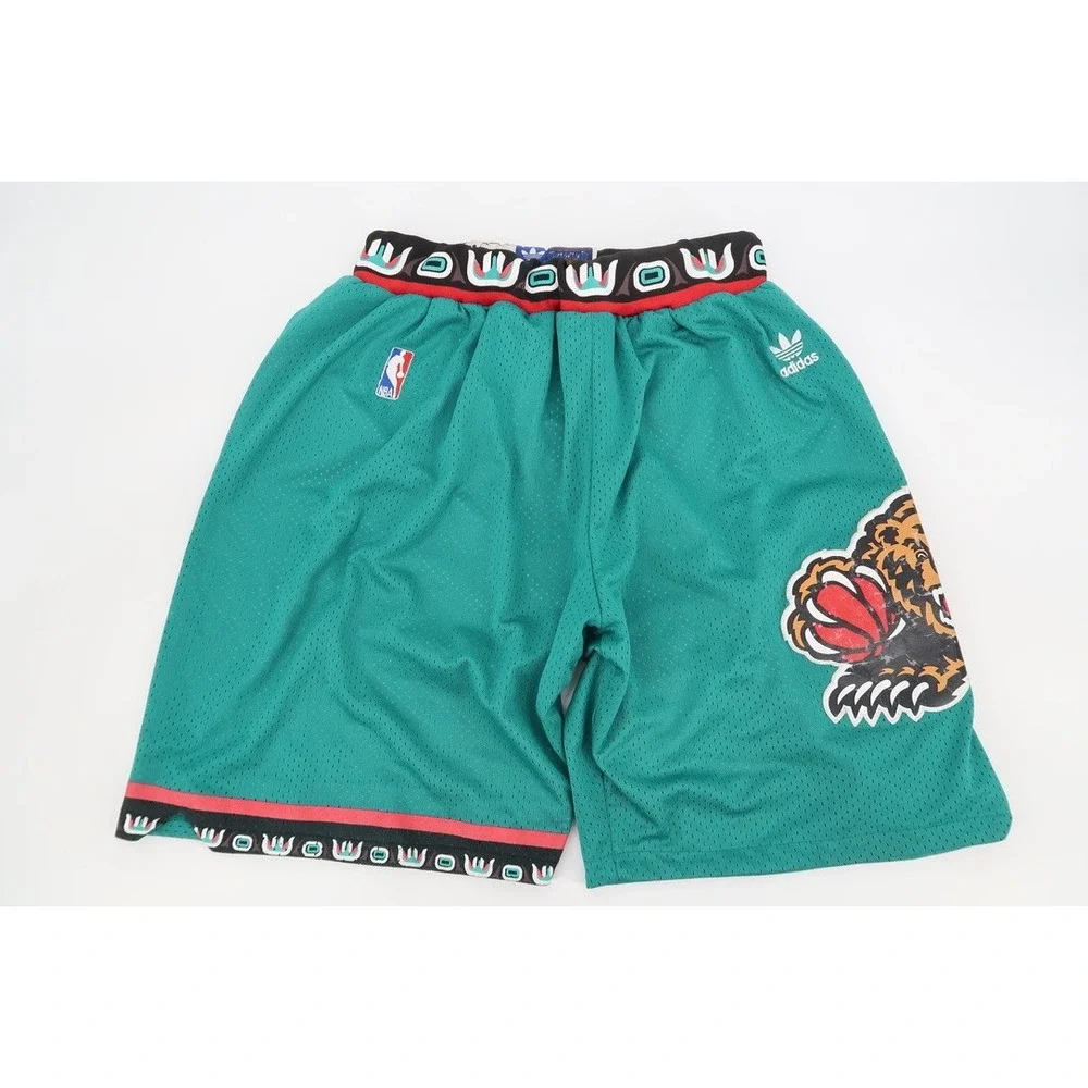 Adidas Memphis Grizzlies NBA Shorts Mens Large Teal‎ Swingman Basketball